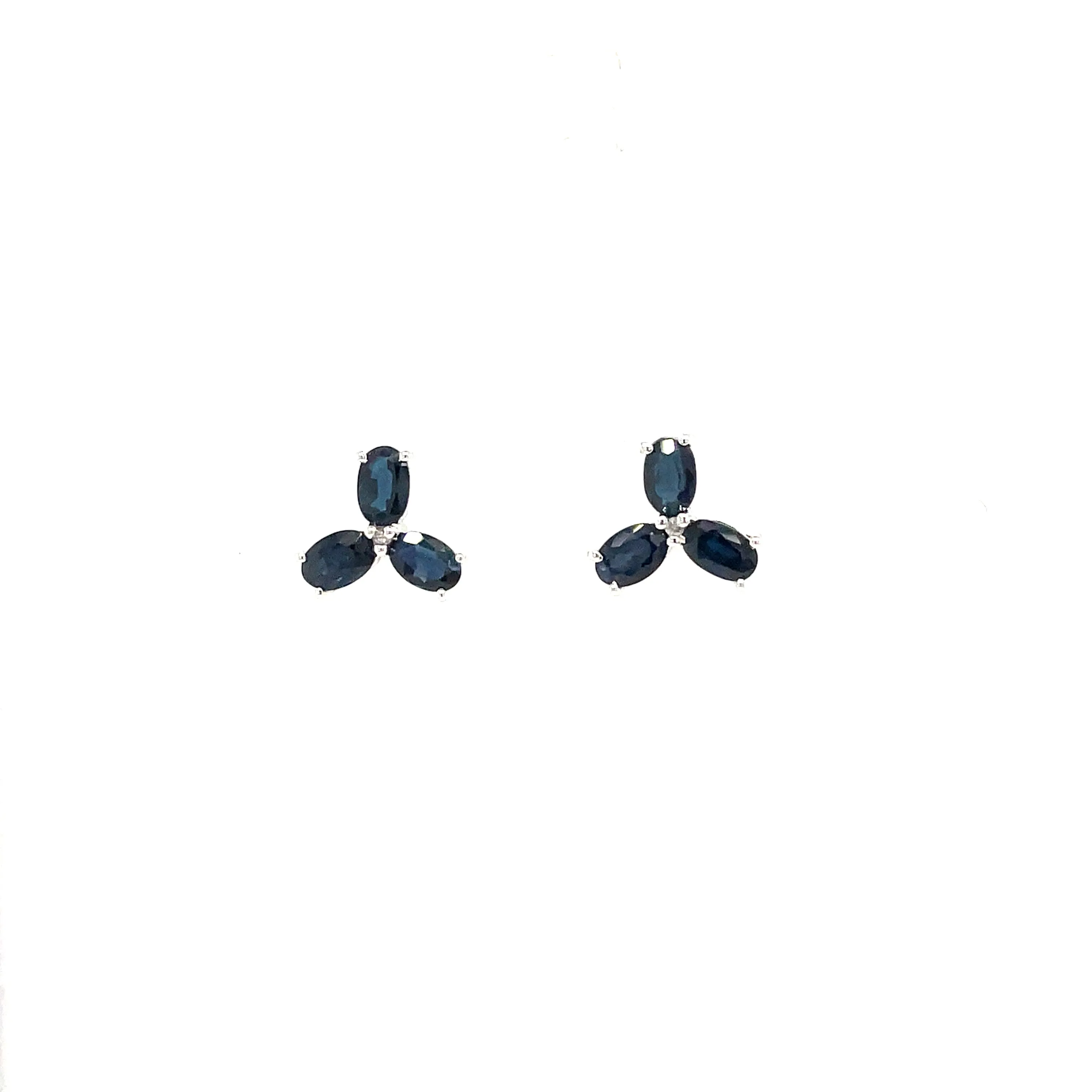 Emerald Earring in .925 Sterling Silver - KST 58331