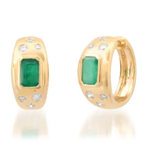 Emerald Hoops
