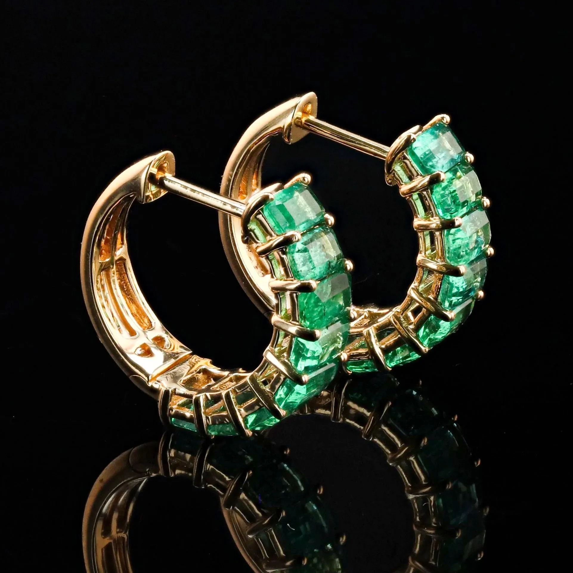 EMERALD HOOPS