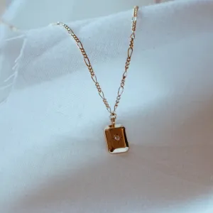 Emerald North Star Pendant Necklace