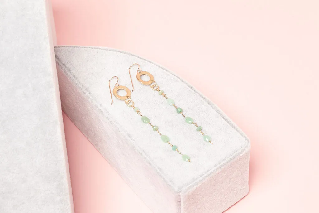 Emerald Rain | Earrings