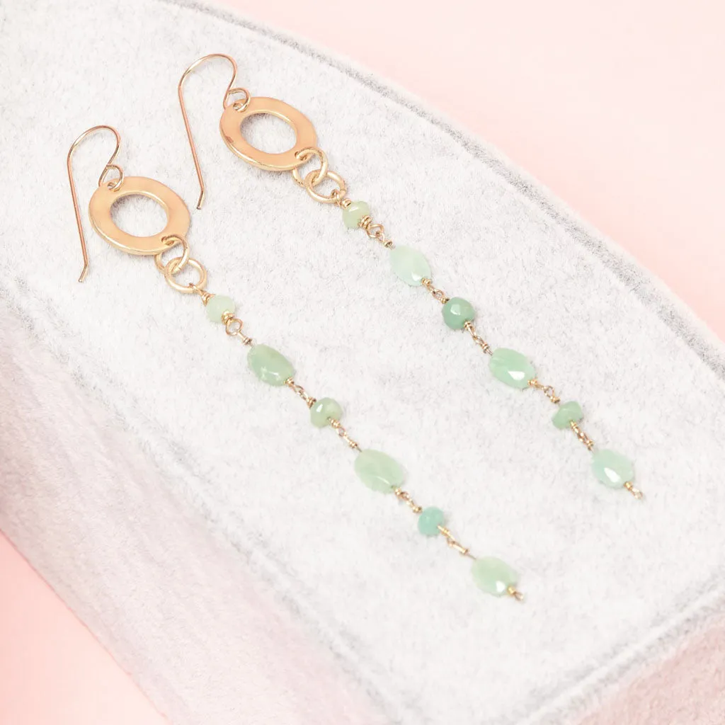 Emerald Rain | Earrings