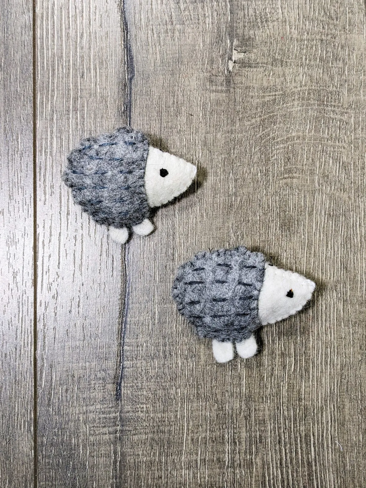 Felt Hedgehog Brooch