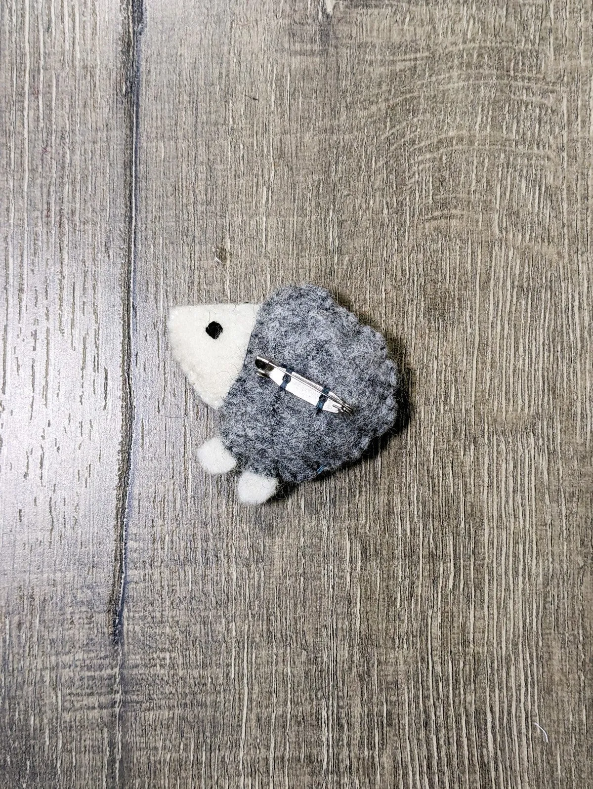 Felt Hedgehog Brooch