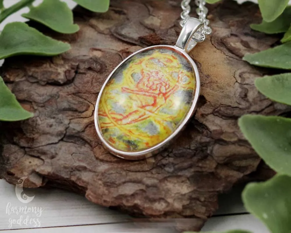 Fire Elemental Sprite Necklace