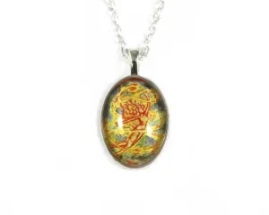 Fire Elemental Sprite Necklace