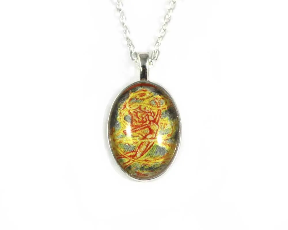 Fire Elemental Sprite Necklace
