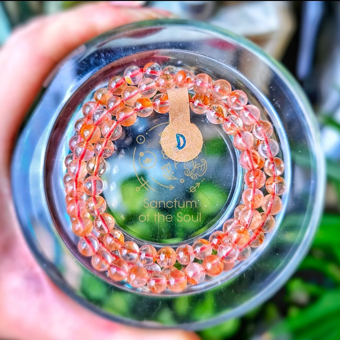 Fire Quartz Triplet Bracelet/Necklace