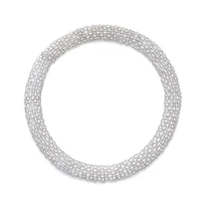 Frozen Solid | Himalayan Glass Bead Bracelet