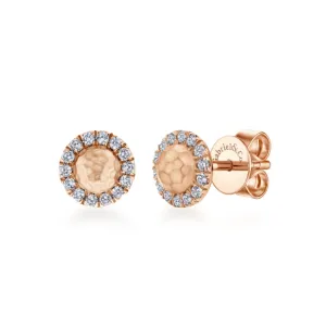 Gabriel & Co. Diamond Circle Pave Stud Earrings