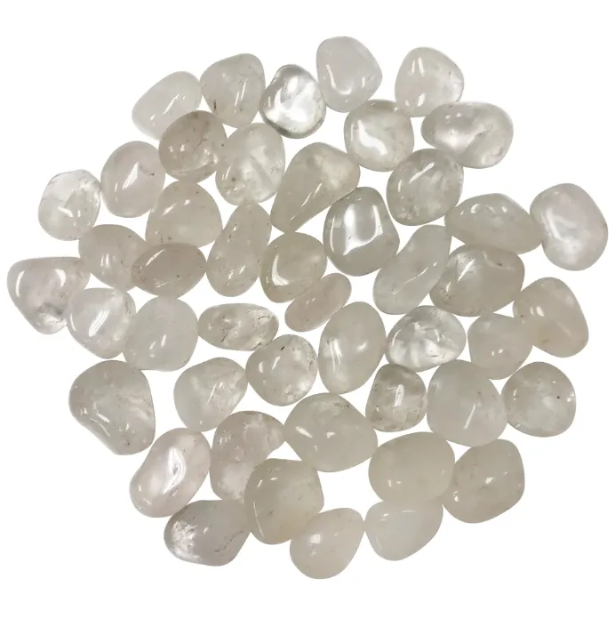 Genuine Clear Quartz Tumbled Stones