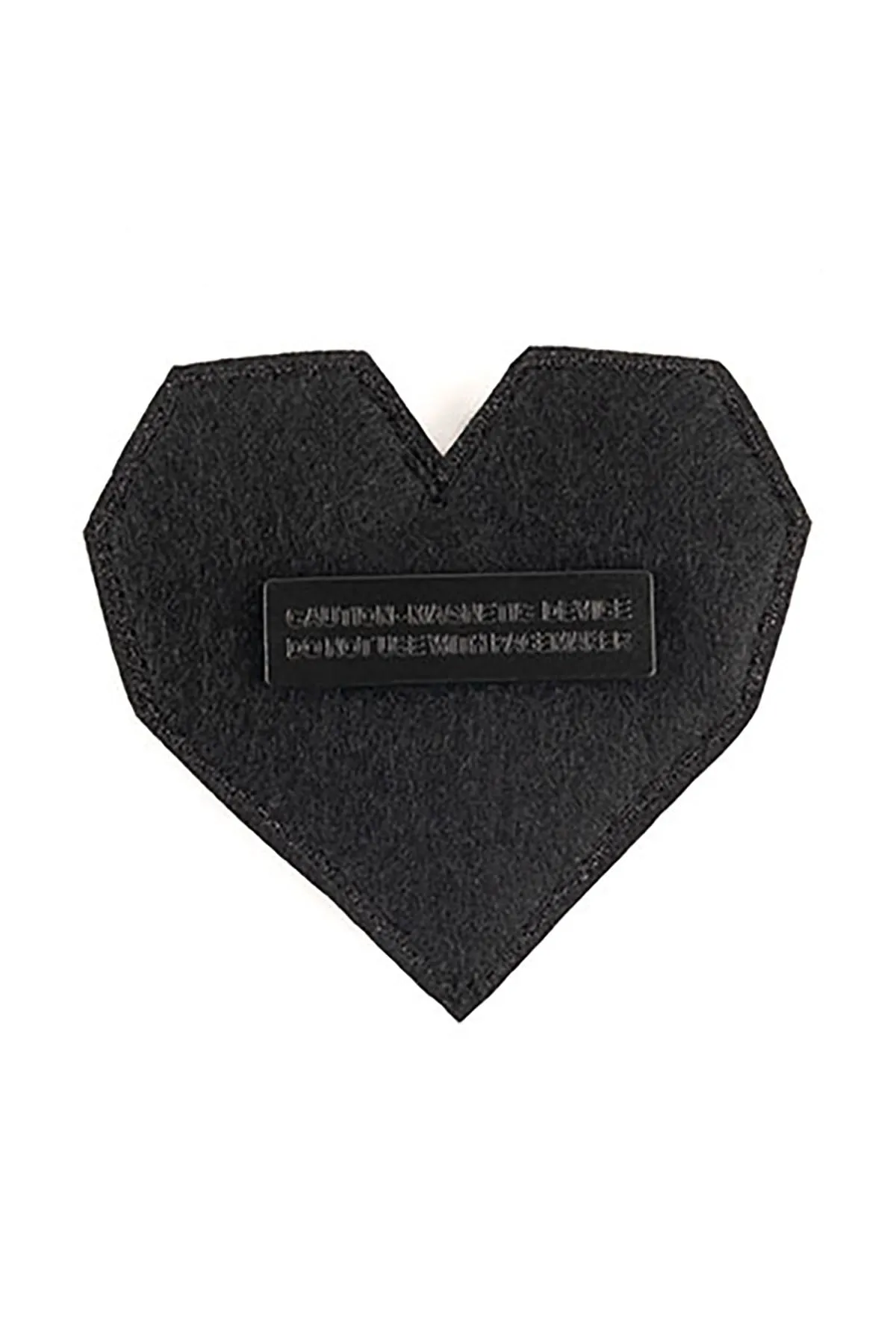 Geometric Heart Brooch