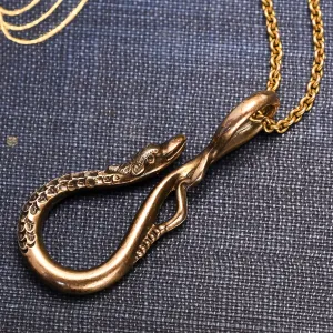 Georgian Serpent Charm Holder Pendant