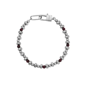 Giger Bracelet - Garnet & Hematite