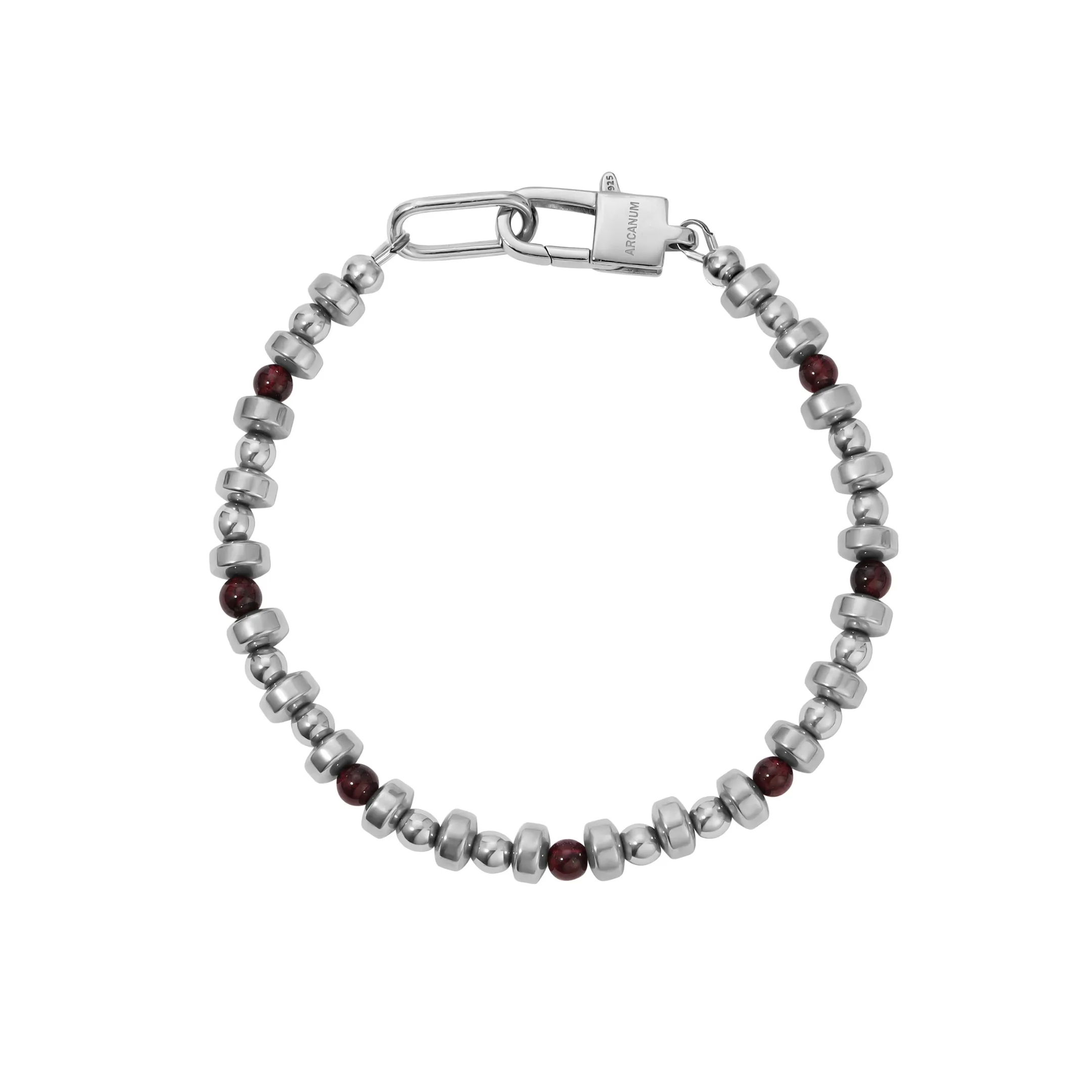 Giger Bracelet - Garnet & Hematite