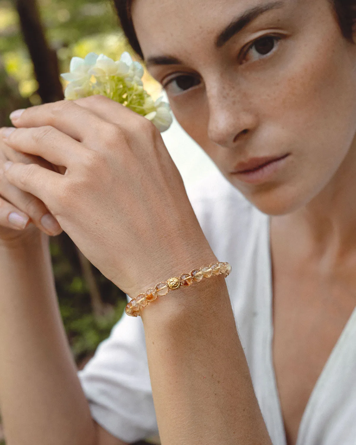 Golden Healer 6mm Bracelet | Gold