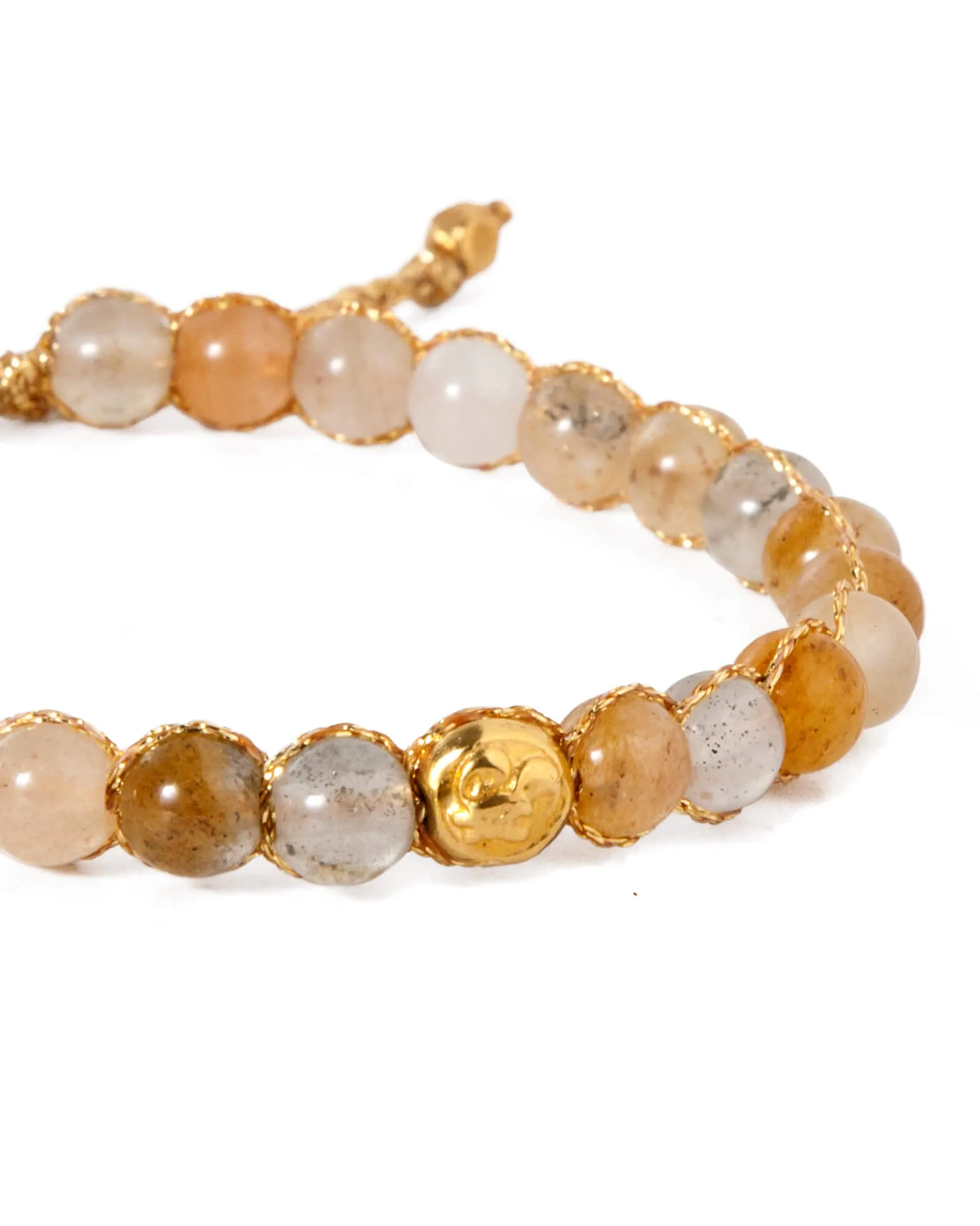Golden Healer 6mm Bracelet | Gold