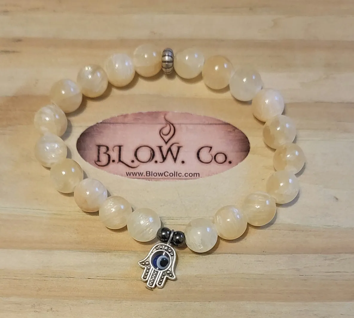 Golden Selenite Custom Bracelet