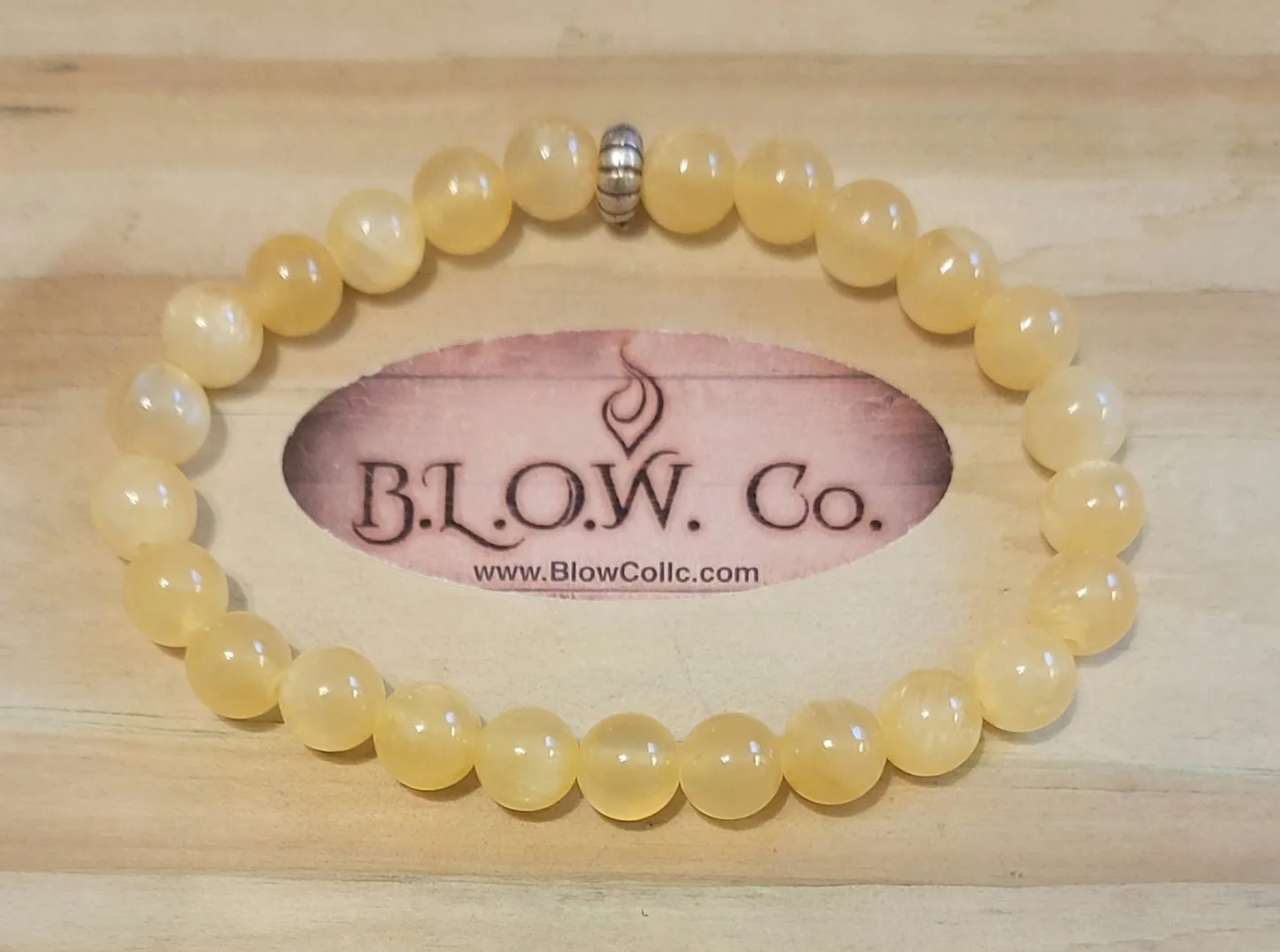Golden Selenite Custom Bracelet