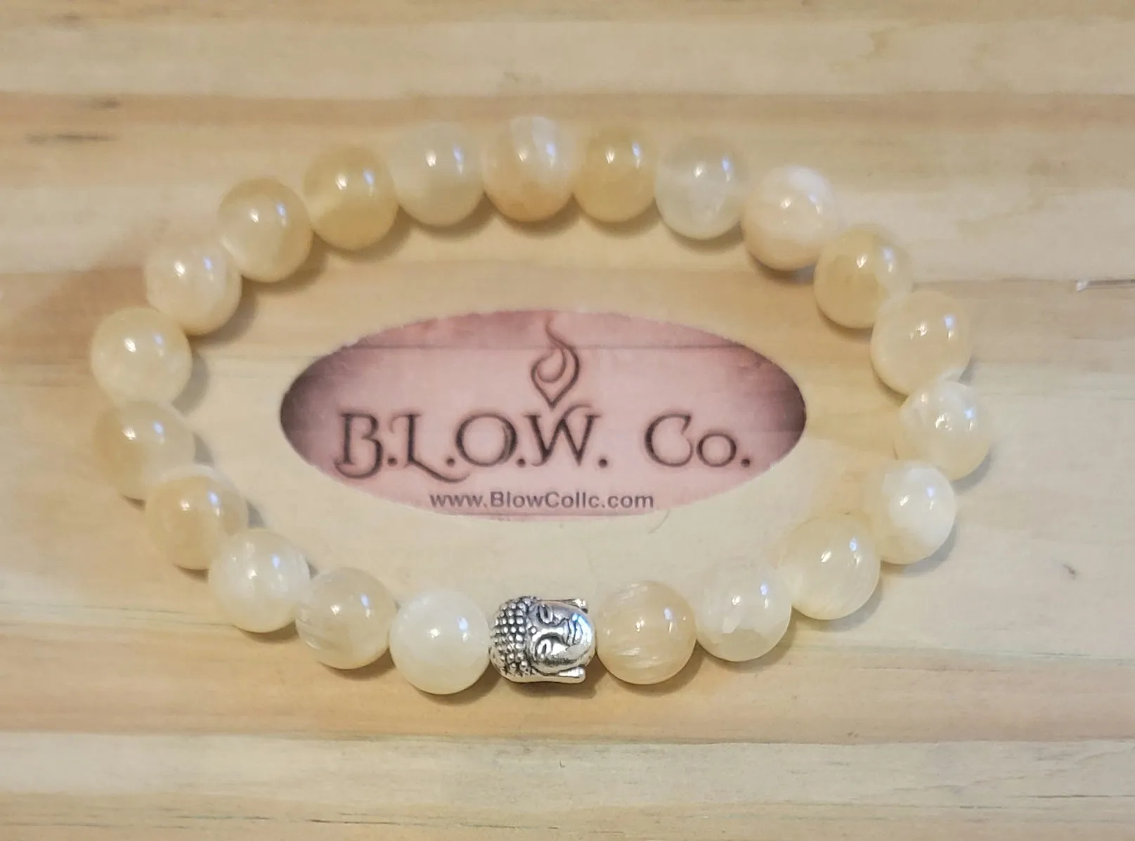 Golden Selenite Custom Bracelet