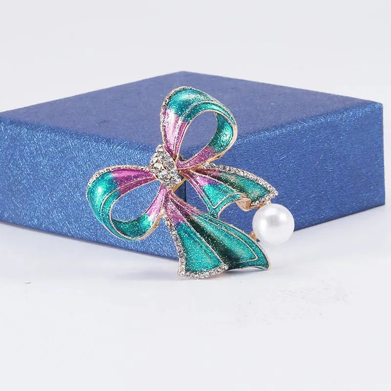 Grace Ribbon Bow Brooch