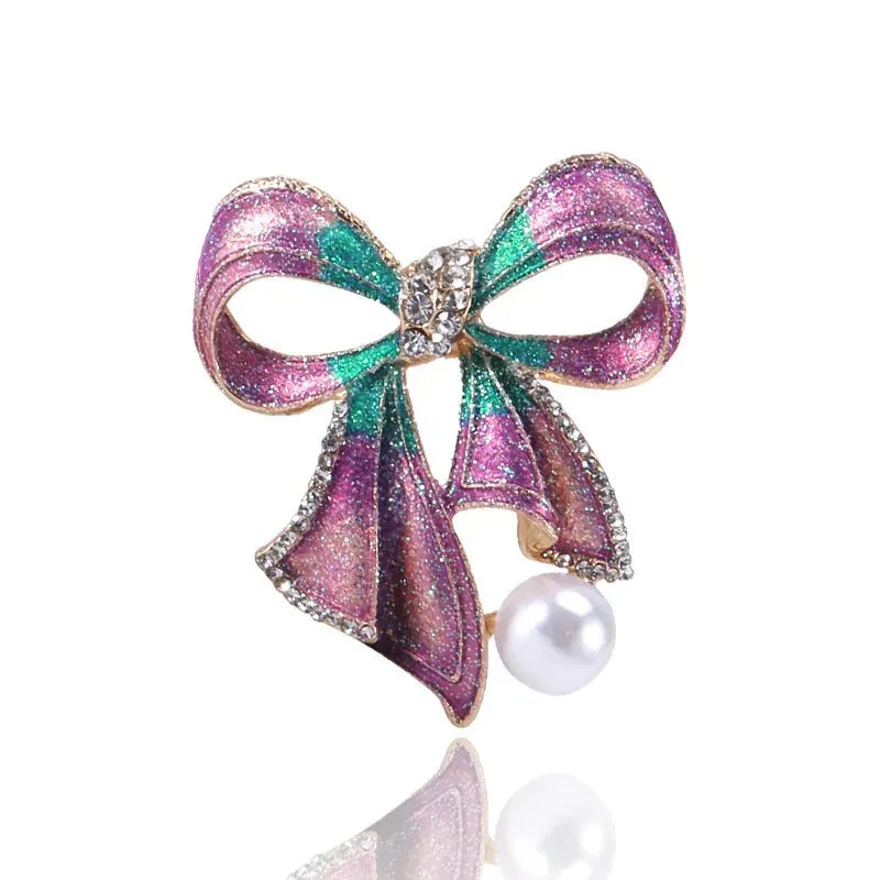 Grace Ribbon Bow Brooch