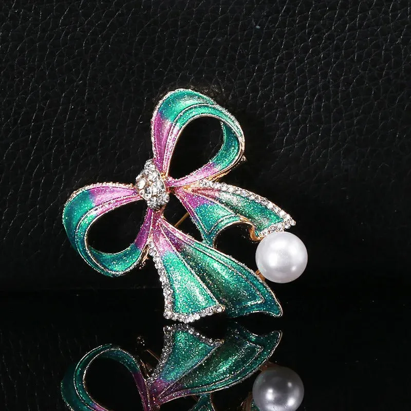 Grace Ribbon Bow Brooch
