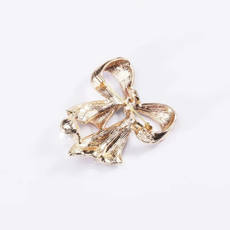 Grace Ribbon Bow Brooch