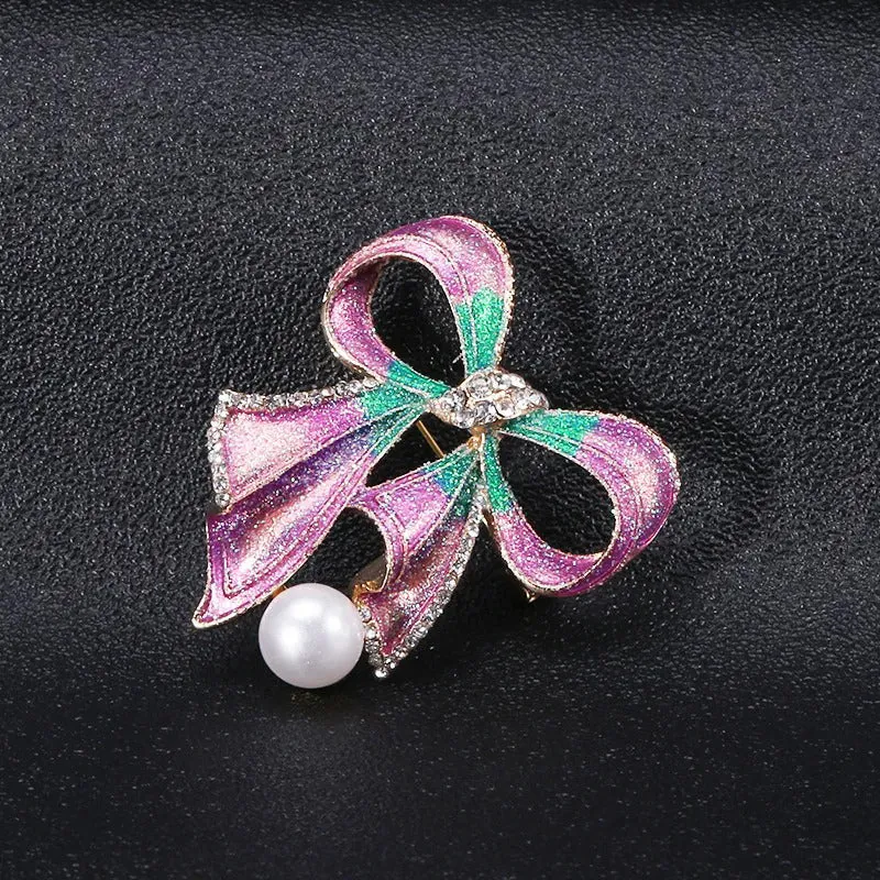 Grace Ribbon Bow Brooch