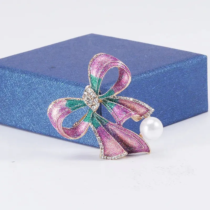 Grace Ribbon Bow Brooch