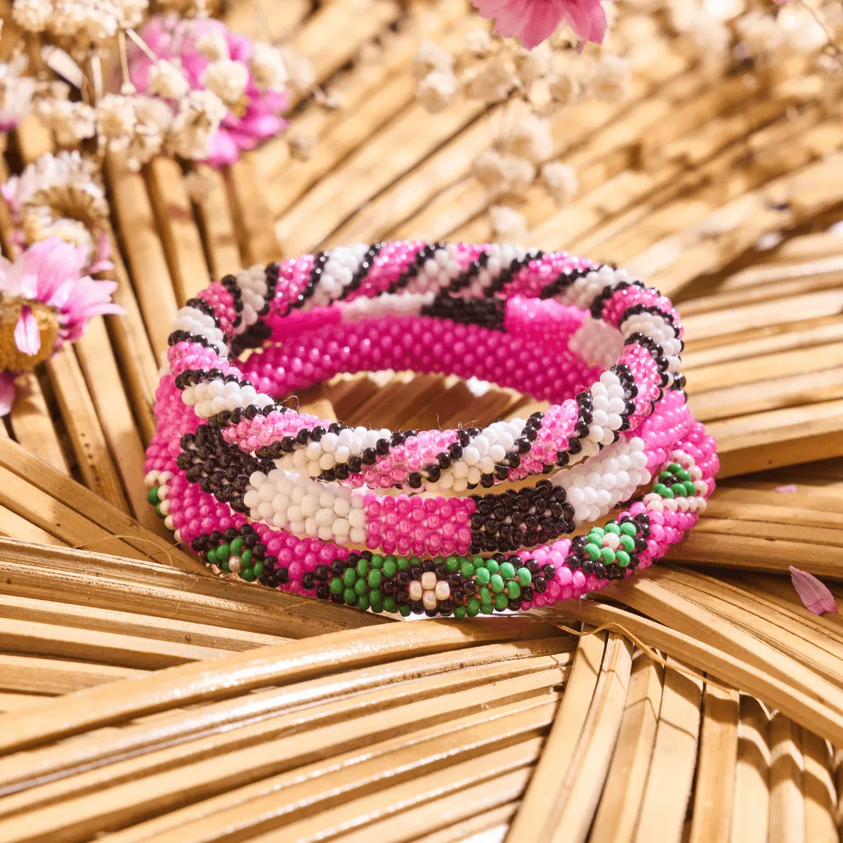 Gumdrop | Himalayan Glass Bead Bracelet