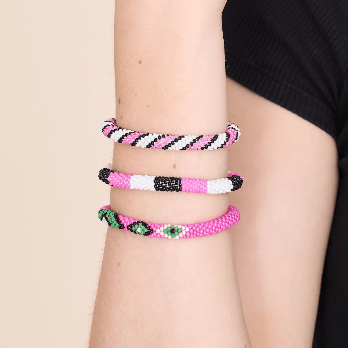 Gumdrop | Himalayan Glass Bead Bracelet