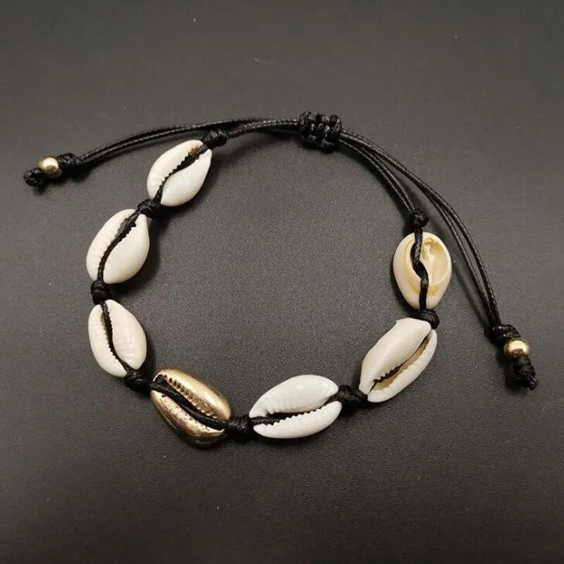 Handmade Sea Shell Anklet Brecelets  For Women Foot Jewelry For  Leg strap Bohemian Jewelry  New Trend Summer Style