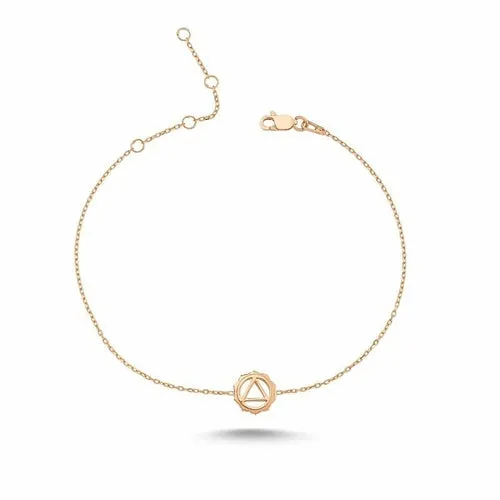Handmade Solar Plexus Chakra Silver Bracelet - Best Selling Spiritual Jewelry