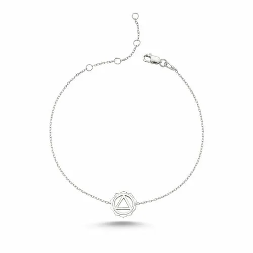 Handmade Solar Plexus Chakra Silver Bracelet - Best Selling Spiritual Jewelry