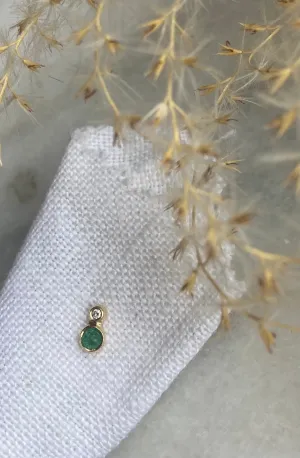 harriette stud- emerald