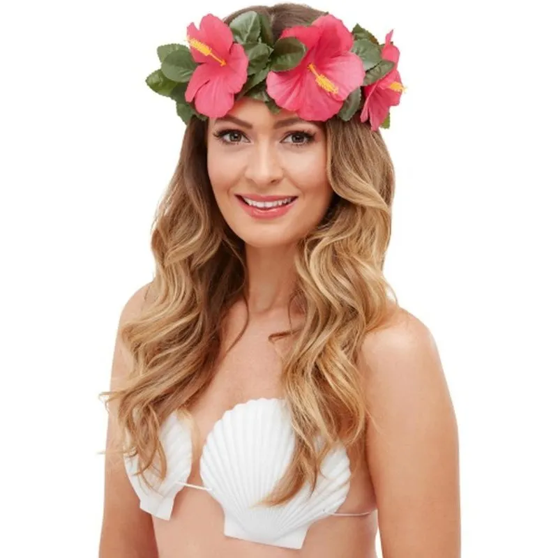 Hawaiian Luau Tiki Kit, Green & Pink