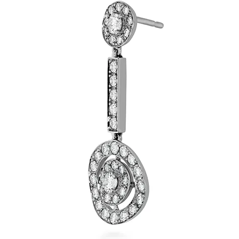 Hearts On Fire Inspiration Double Halo Drop Diamond Earrings