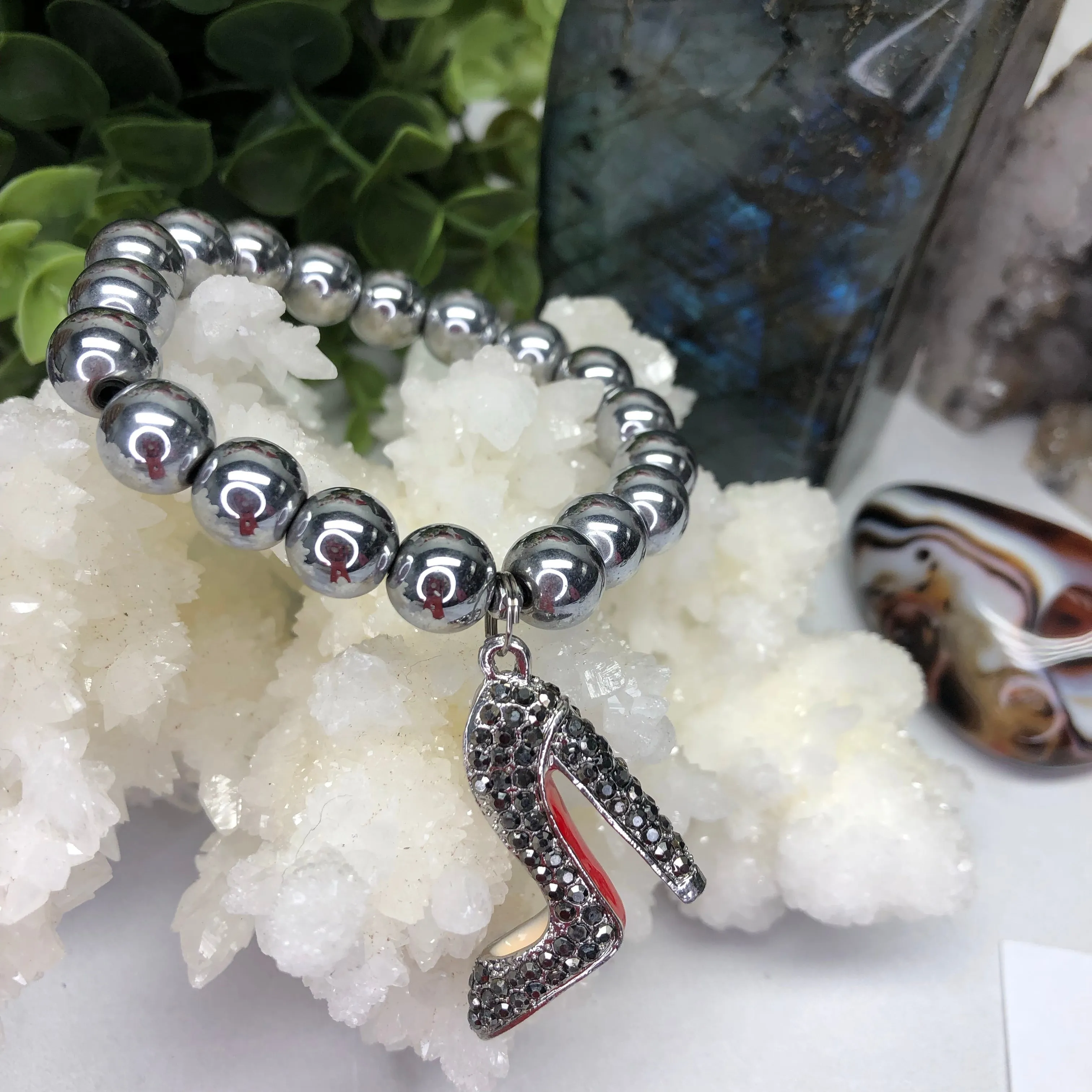 Hematite Bracelet- Silver Fox