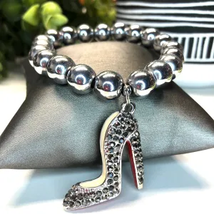 Hematite Bracelet- Silver Fox
