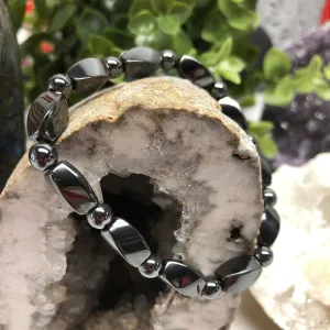 Hematite Bracelet- Twisted