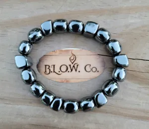 Hematite Tumbled Bracelet
