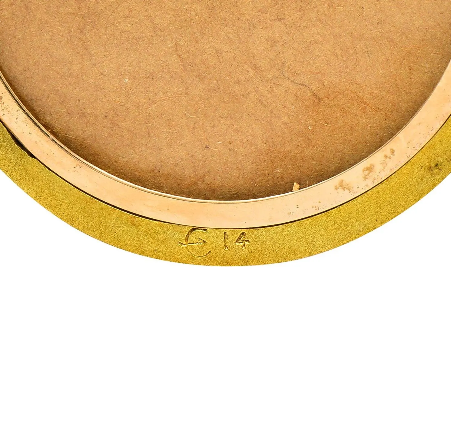 Henry Blank & Co. Belle Époque Diamond Guilloche Enamel 14 Karat Gold Ribbon Antique Locket Pendant