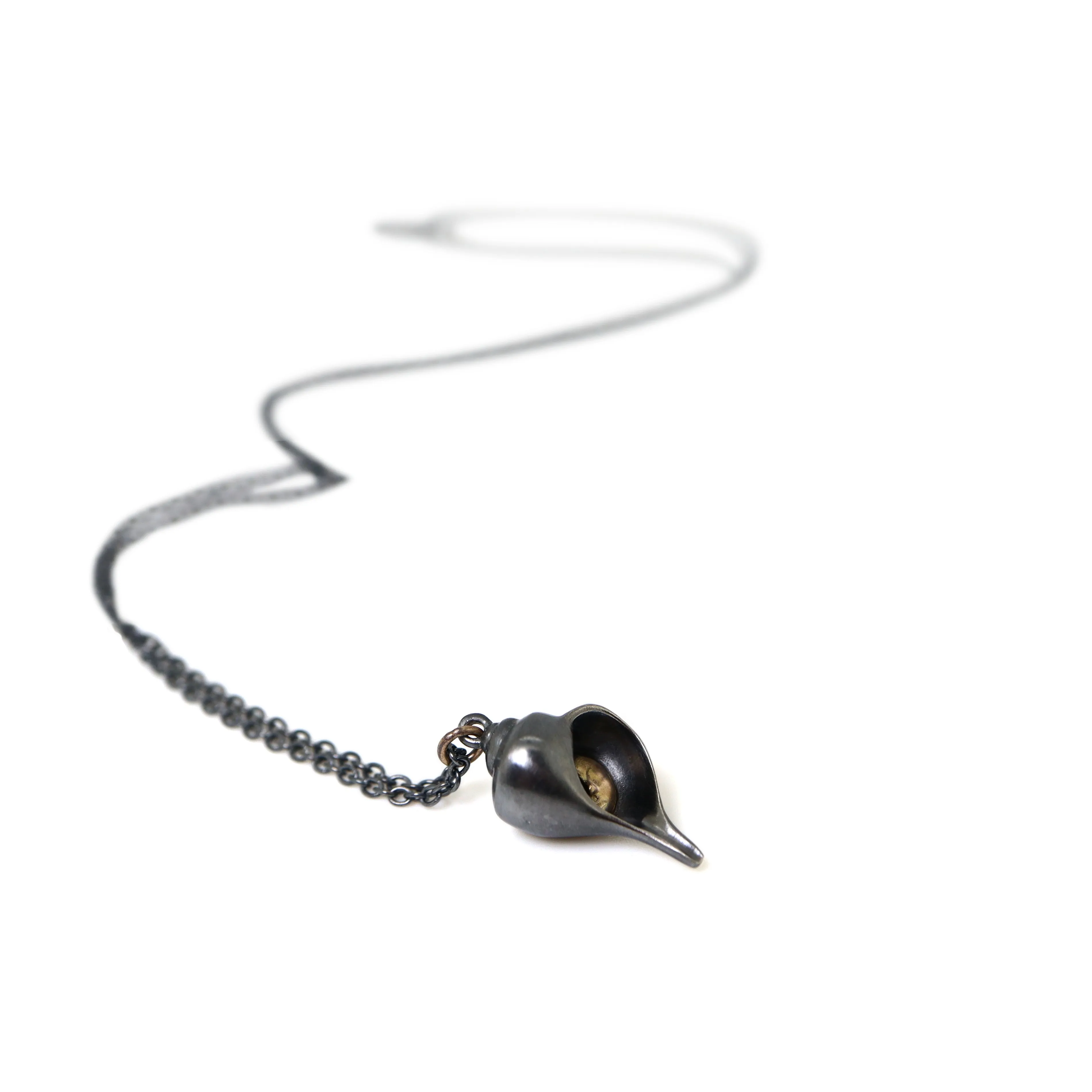Hermit Crab Cameo Necklace