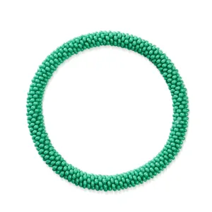 Holiday Pine | Himalayan Glass Bead Bracelet