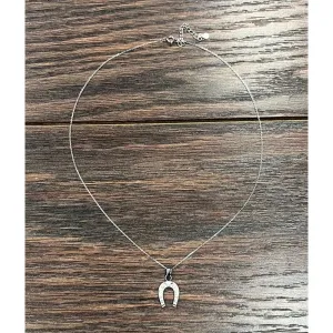Horseshoe Pendant Necklace