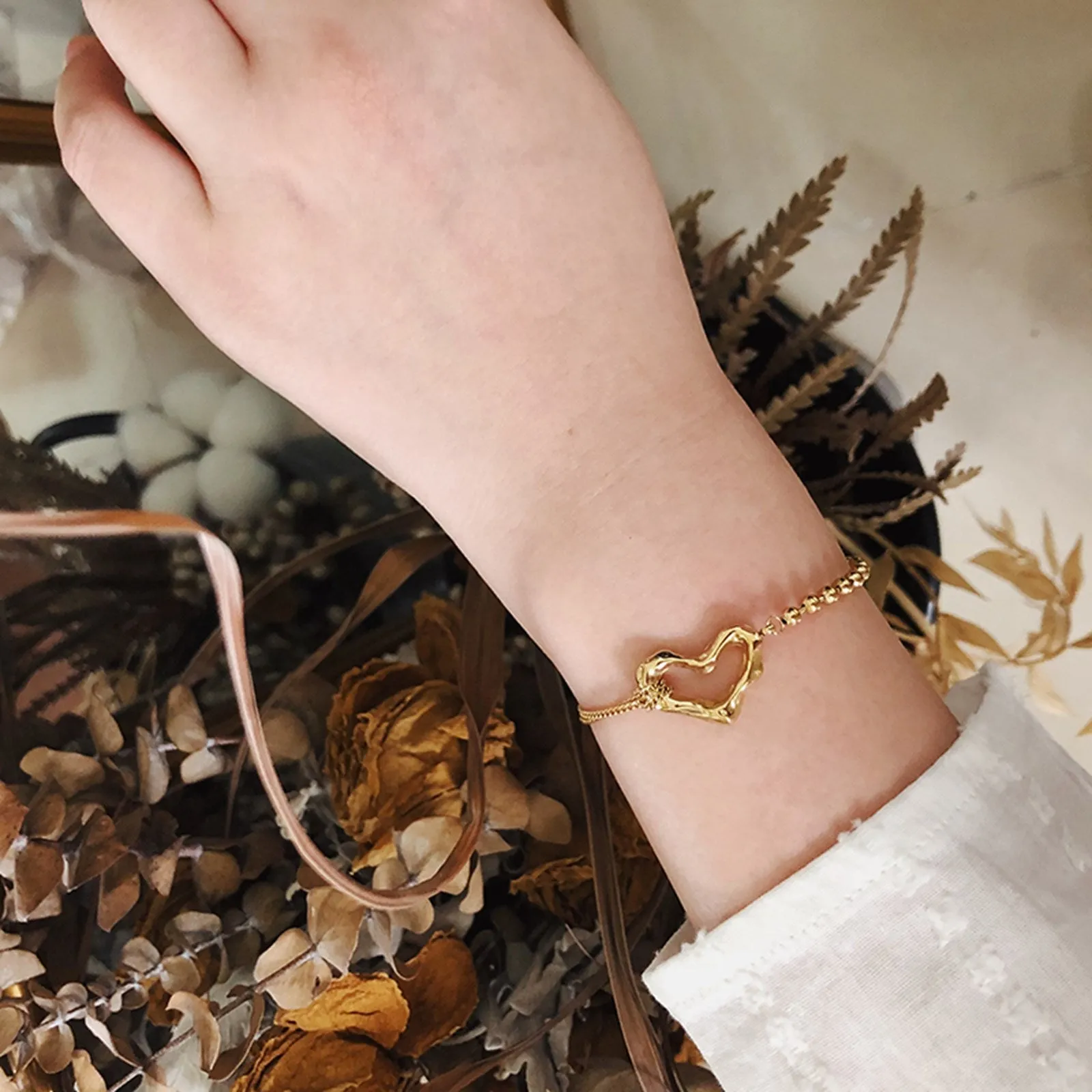Irregular Heart Bracelet