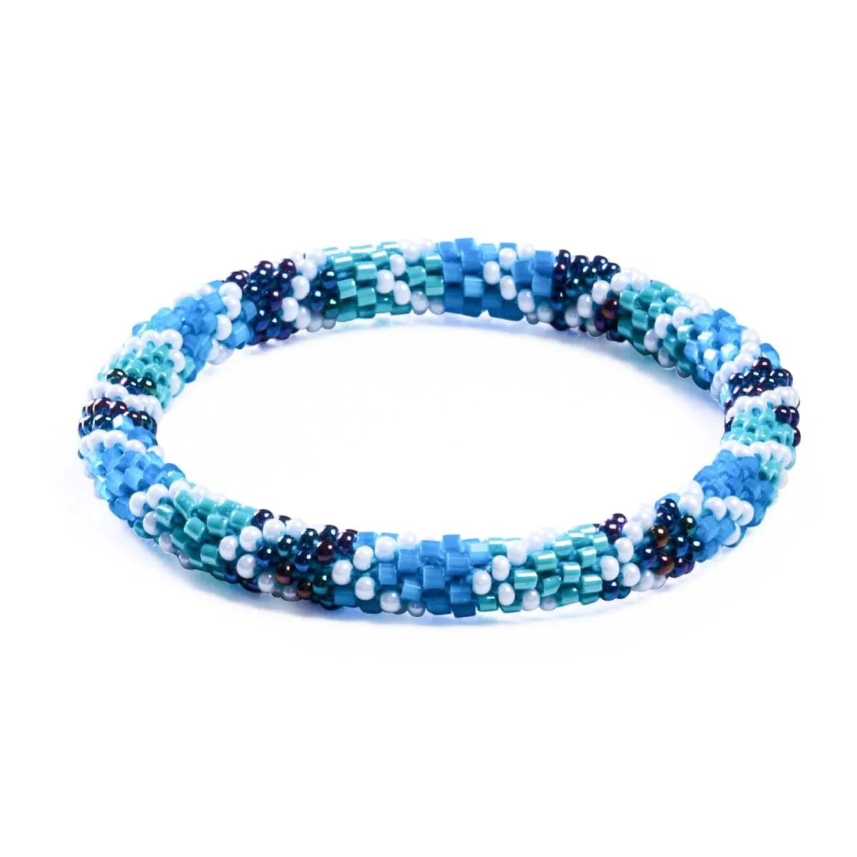 Jack Frost | Himalayan Glass Bead Bracelet