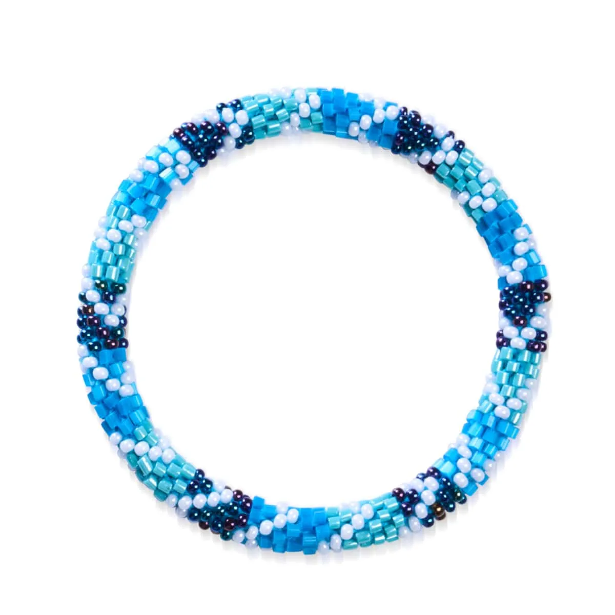 Jack Frost | Himalayan Glass Bead Bracelet