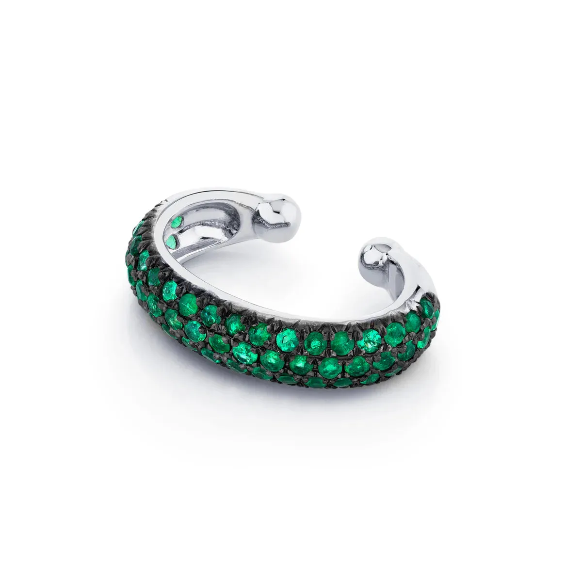 Jumbo Pave Emerald Ear Cuff